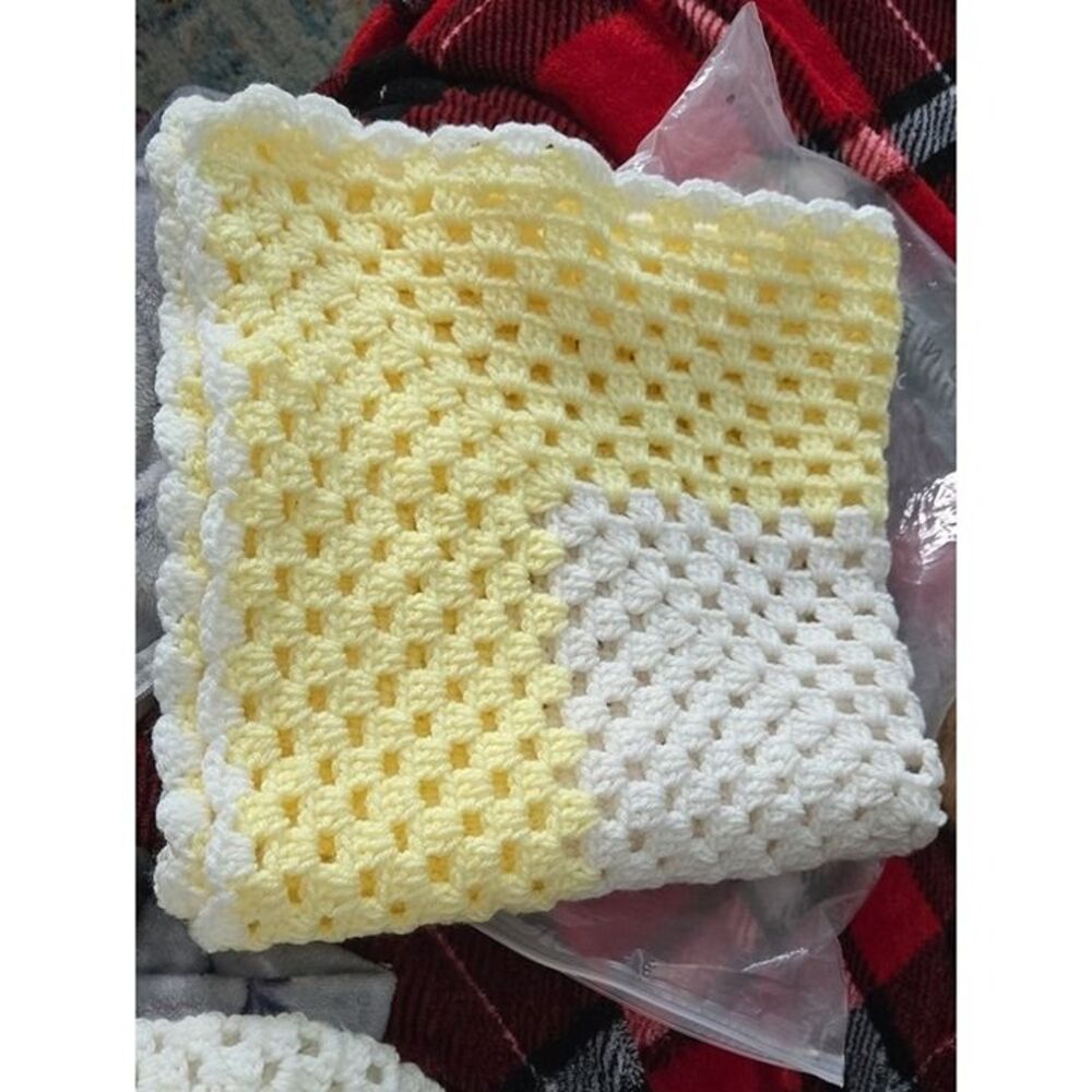 Unbranded Yellow and Cream Soft-furnishings-textiles